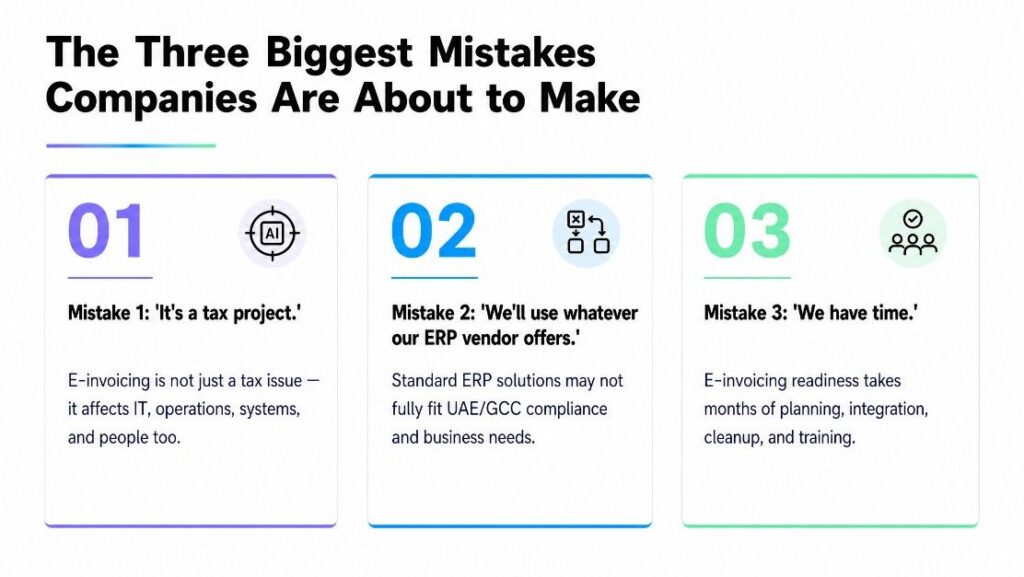 Step-By-Step Electronic Invoicing Compliance Checklist for UAE Companies e-invoicing-mistakes-companies-make
