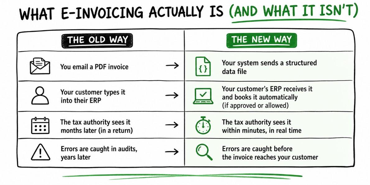 Old Ways and New Ways for E-Invoicing for UAE Business Explained by Vantheon Technologies Old Ways and New Ways for E-Invoicing for UAE Business