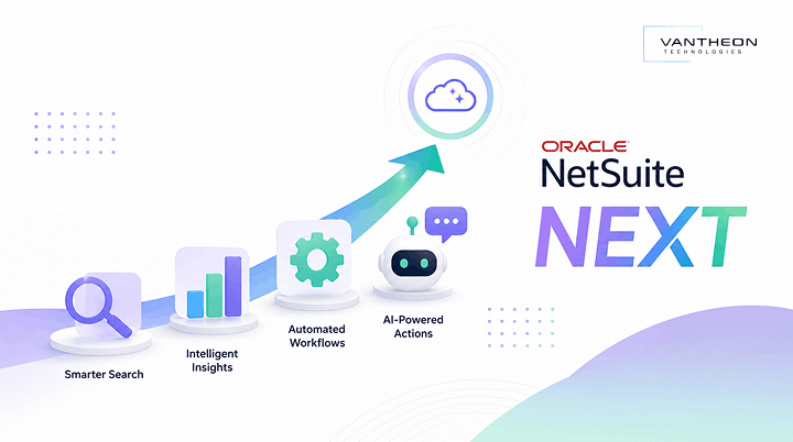 Oracle NetSuite Next Features for Enterprises in the UAE, KSA & GCC Oracle NetSuite Next Features for Enterprises in the UAE, KSA & GCC by Vantheon Technologies